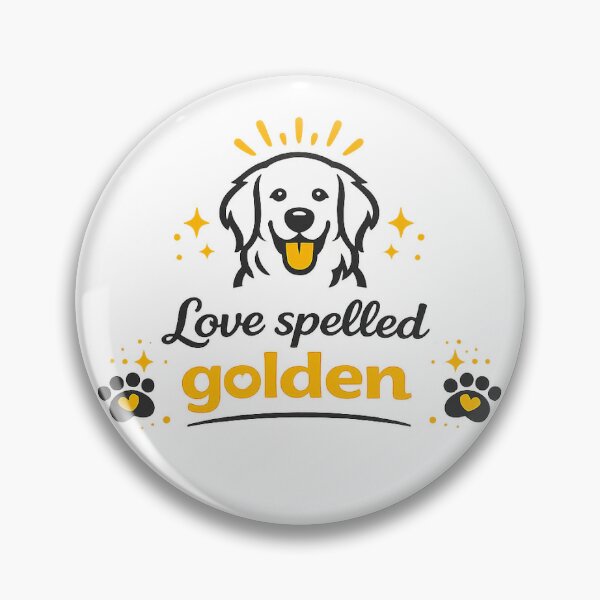 Item preview, Love Spelled Golden Golden Retriever Gift designed and sold by WildVista.