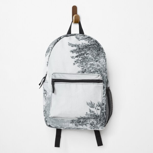 Item preview, Lone tree under the snow – Minimalist winter in black and white designed and sold by Northprod.