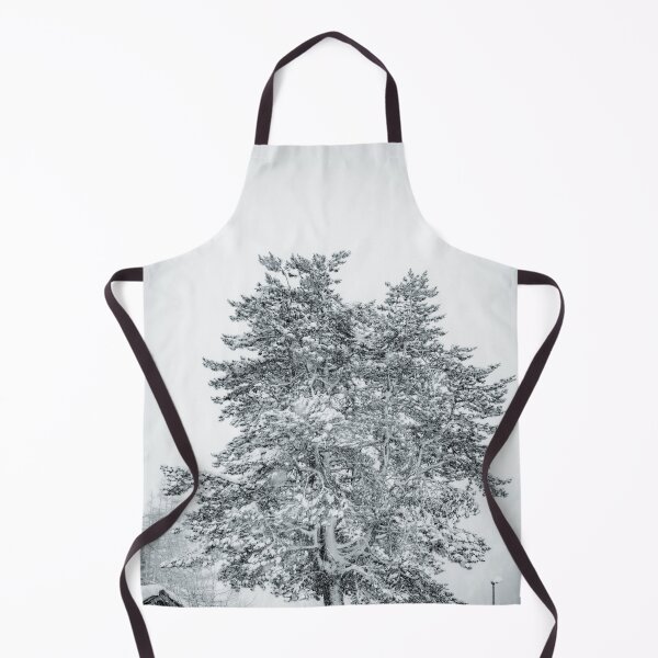 Item preview, Lone tree under the snow – Minimalist winter in black and white designed and sold by Northprod.