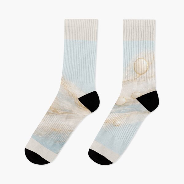 Item preview, Modern Cyan Marble Texture with Pearl Accents designed and sold by annenambiro.