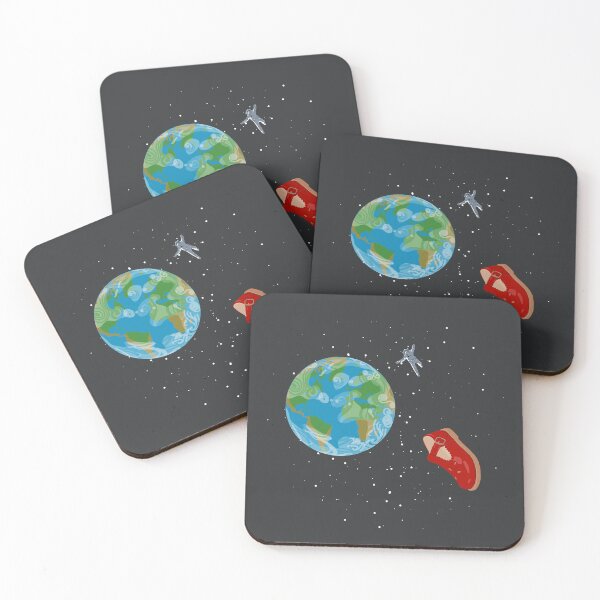 Item preview, Earth astronaut red shoe - Illustrated series designed and sold by helengarvey.
