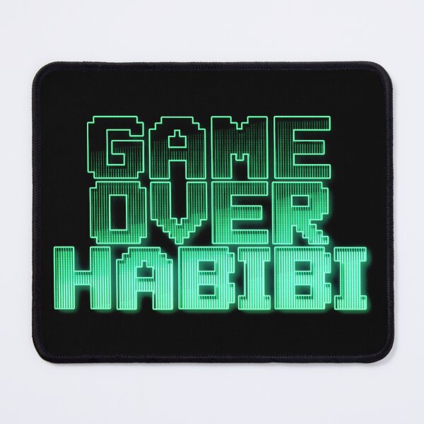Item preview, Game Over Habibi Retro Pixel Glow designed and sold by graphixpolash.