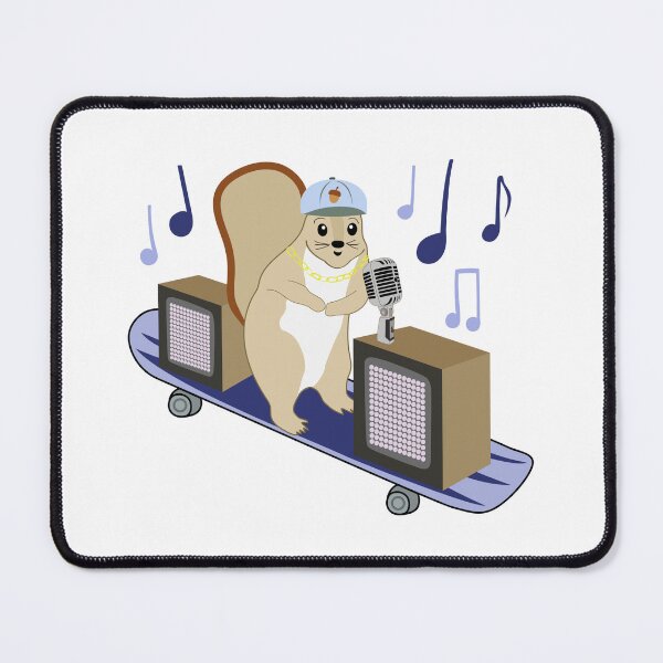 Item preview, Partying Squirrel on Skateboard designed and sold by graceful-avenue.