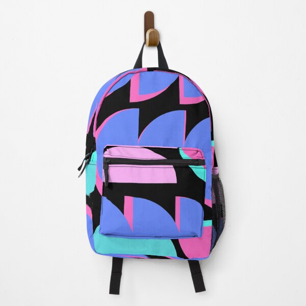 Item preview, Tropical Half Moon in Black, Pink, Blue & Aqua designed and sold by Ink & Print Store .