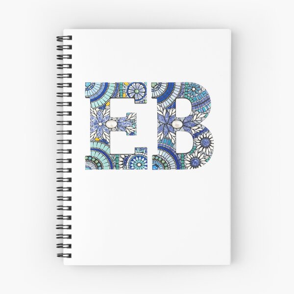 Item preview, initials EB designed and sold by TasseABdes.