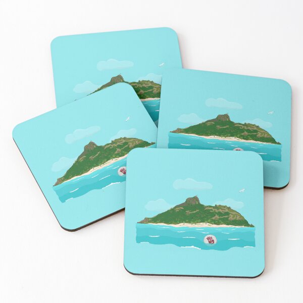 Item preview, Island volleyball handprint - Illustrated series designed and sold by helengarvey.