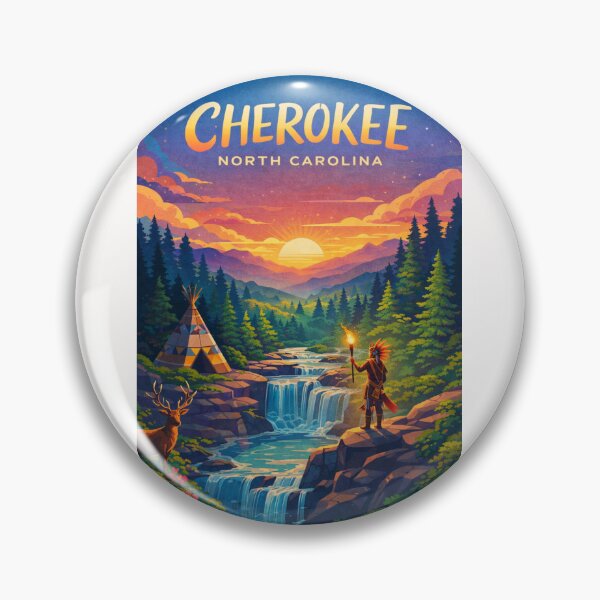 Item preview, Cherokee North Carolina Great Smoky Mountains Oconaluftee River designed and sold by Places On Earth.