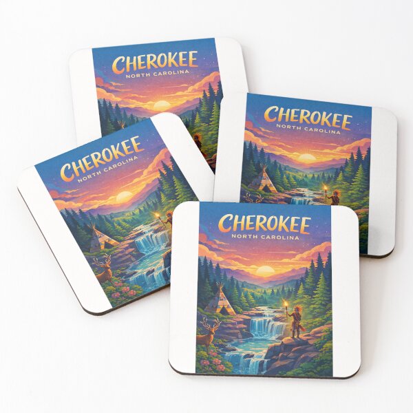 Item preview, Cherokee North Carolina Great Smoky Mountains Oconaluftee River designed and sold by Places On Earth.