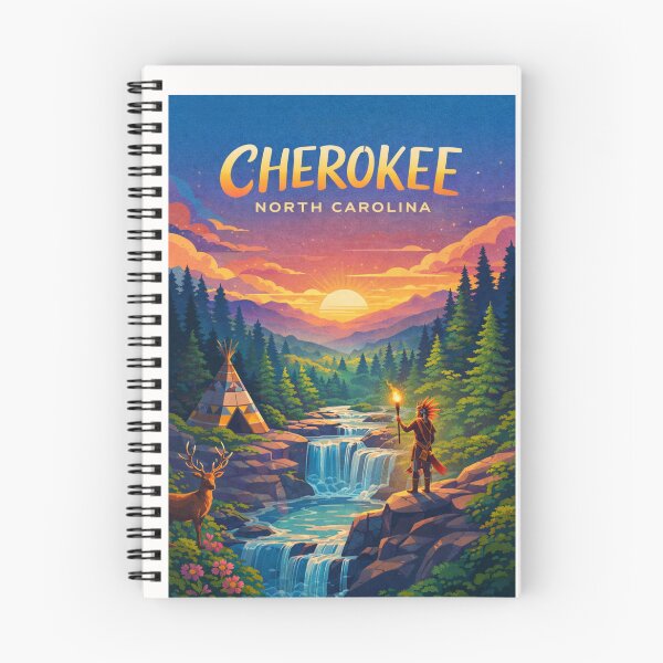 Item preview, Cherokee North Carolina Great Smoky Mountains Oconaluftee River designed and sold by Places On Earth.