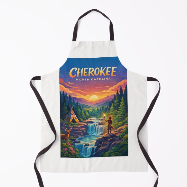 Item preview, Cherokee North Carolina Great Smoky Mountains Oconaluftee River designed and sold by Places On Earth.