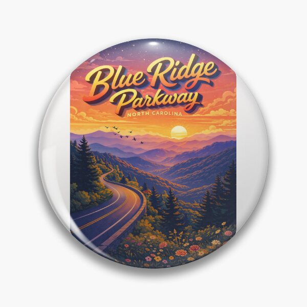 Item preview, Blue Ridge Parkway North Carolina Appalachian Mountains Scenic Drive designed and sold by Places On Earth.