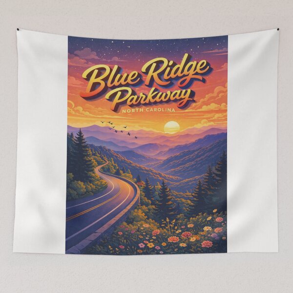 Item preview, Blue Ridge Parkway North Carolina Appalachian Mountains Scenic Drive designed and sold by Places On Earth.