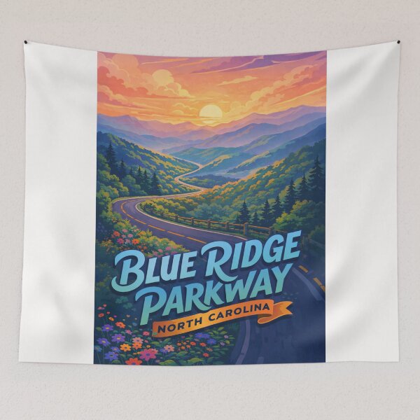 Item preview, Blue Ridge Parkway North Carolina Pisgah National Forest Sunset designed and sold by Places On Earth.