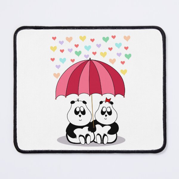 Item preview, Pandas in Love under Umbrella designed and sold by graceful-avenue.