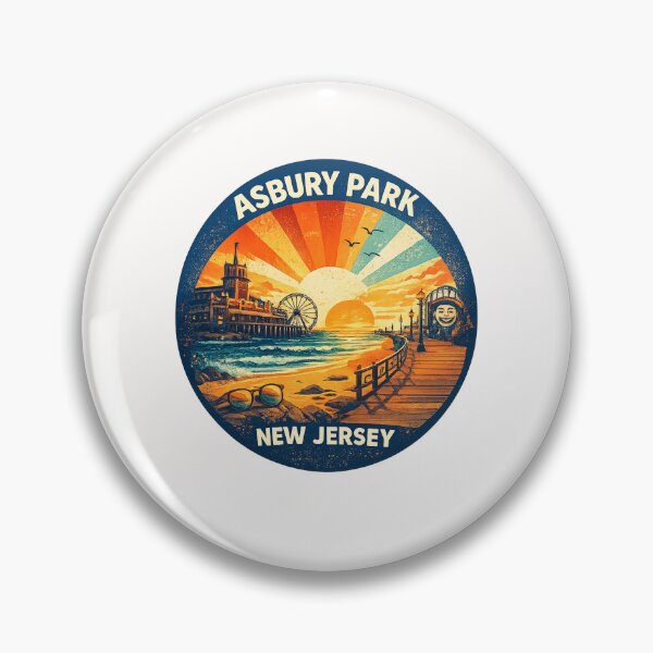Item preview, Asbury Park New Jersey Atlantic Ocean Boardwalk designed and sold by Places On Earth.