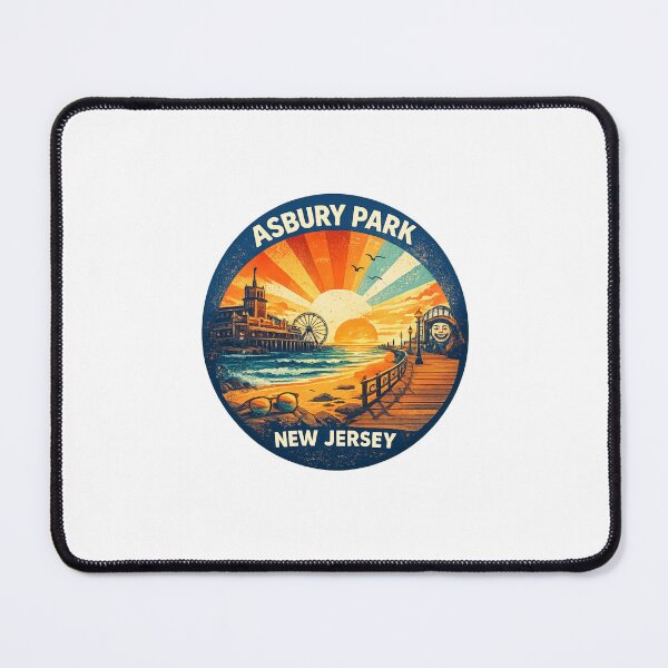 Item preview, Asbury Park New Jersey Atlantic Ocean Boardwalk designed and sold by Places On Earth.