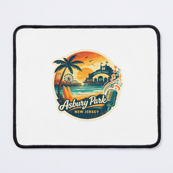 Item preview, Asbury Park New Jersey Stone Pony Jersey Shore designed and sold by Places On Earth.