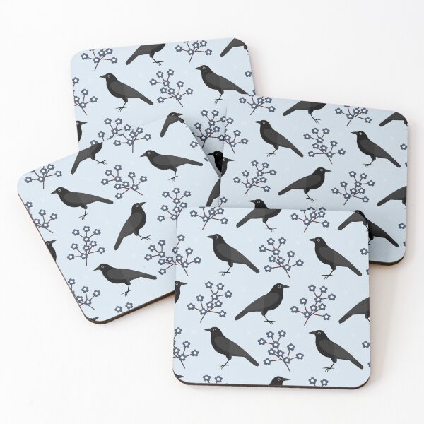 Item preview, Rooks on blue designed and sold by reneesillus.