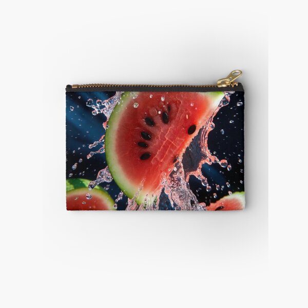 Item preview, Exploding Watermelon Splash – Hyper Realistic Macro Art designed and sold by PixelVibe782.