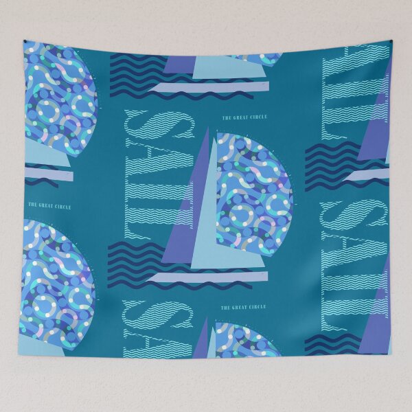 Item preview, Great Circle Pelorus | Abstract Nautical Sailboat  designed and sold by WestIndigo.