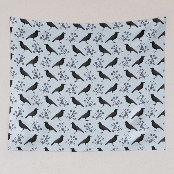 Item preview, Rooks on blue designed and sold by reneesillus.
