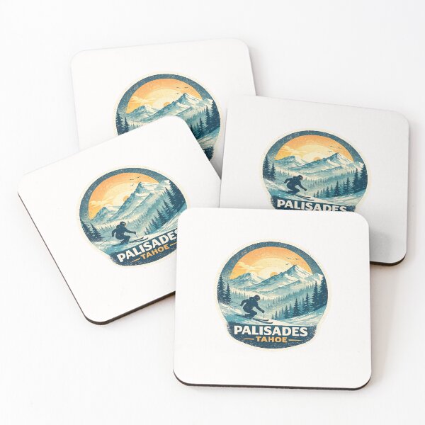 Item preview, Palisades Tahoe California Sierra Nevada Ski Scene designed and sold by Places On Earth.