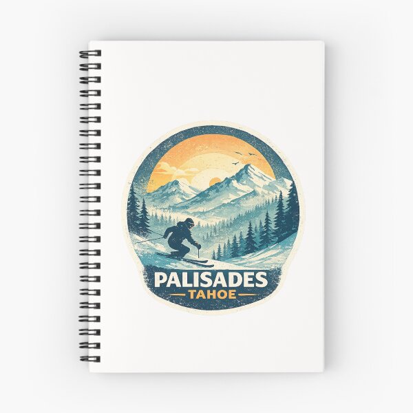 Item preview, Palisades Tahoe California Sierra Nevada Ski Scene designed and sold by Places On Earth.