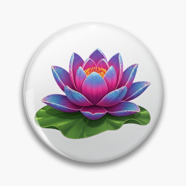 Item preview, Northern Lights Lotus Flower designed and sold by The sticker haven.