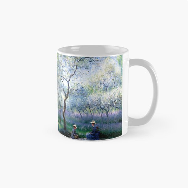 Item preview, An Orchard in Spring: Blossoming Fruit Trees in Soft Morning Light designed and sold by artdesignsnow.