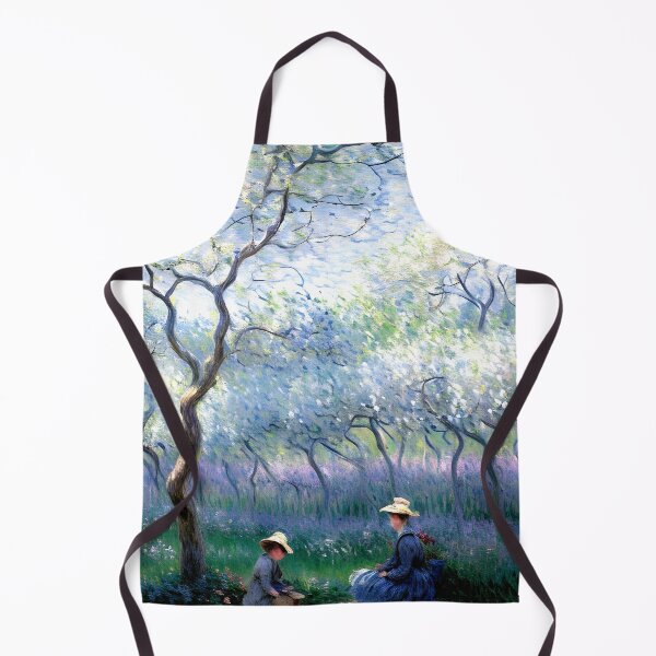 Item preview, An Orchard in Spring: Blossoming Fruit Trees in Soft Morning Light designed and sold by artdesignsnow.