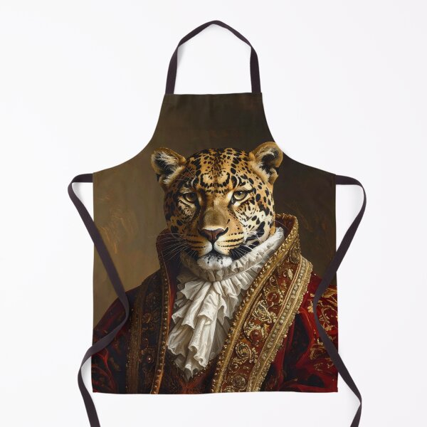 Item preview, Aristocratic Royal Leopard Renaissance Portrait designed and sold by Rutvain.