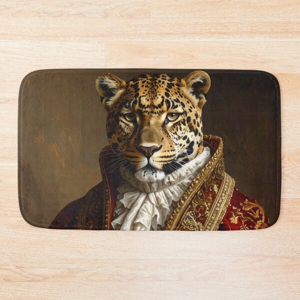 Item preview, Aristocratic Royal Leopard Renaissance Portrait designed and sold by Rutvain.