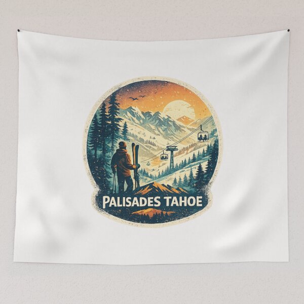Item preview, Palisades Tahoe Lake Tahoe Sierra Nevada Sunset designed and sold by Places On Earth.