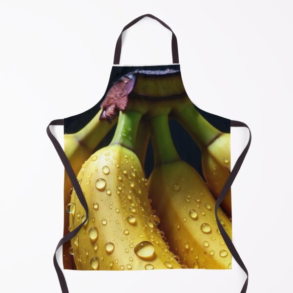 Item preview, Golden Bananas with Water Drops – Hyper Realistic Macro Art designed and sold by PixelVibe782.