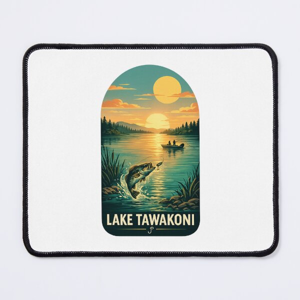 Item preview, Lake Tawakoni Texas Sunset Fishing Landscape designed and sold by Places On Earth.