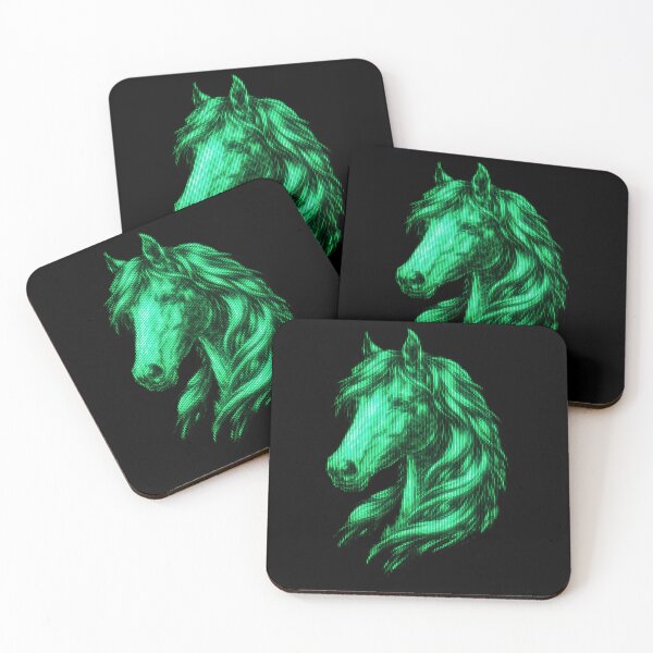 Item preview, Cybernetic Equine Scanline Glitch Horse designed and sold by graphixpolash.