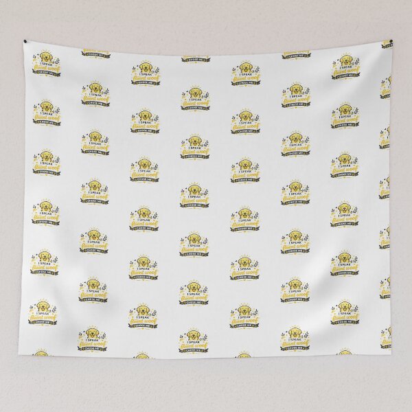 Item preview, I Speak Fluent Woof Golden Retriever Gift designed and sold by WildVista.