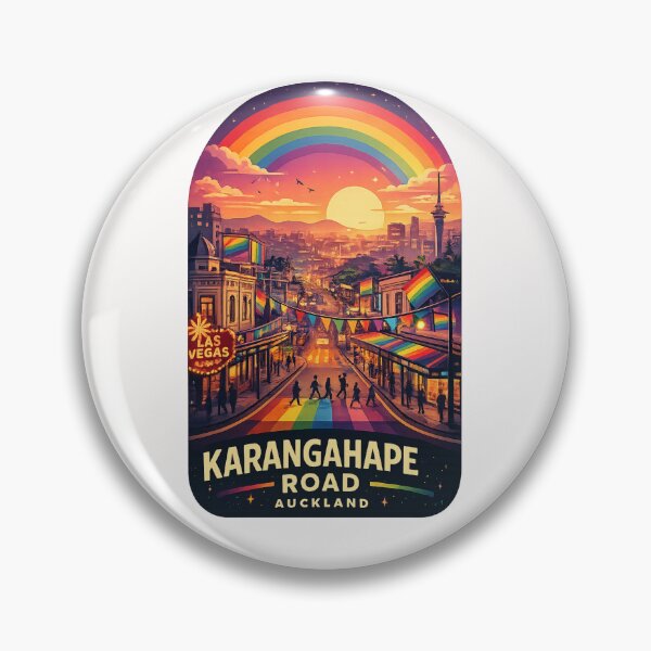 Item preview, Karangahape Road Auckland New Zealand Skyline designed and sold by Places On Earth.