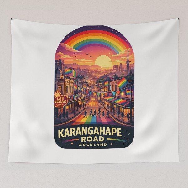 Item preview, Karangahape Road Auckland New Zealand Skyline designed and sold by Places On Earth.