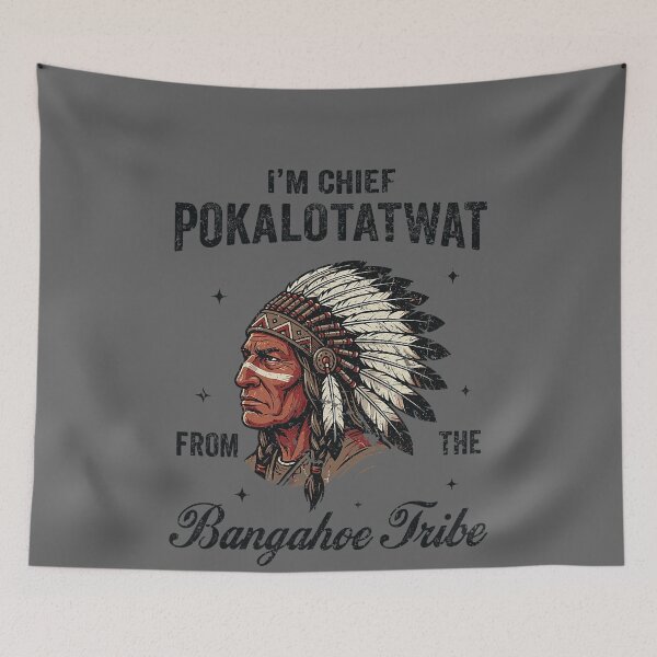 Item preview, I'm Chief Pokalotatwat from The Tribe Native American Chief designed and sold by KristineLi.