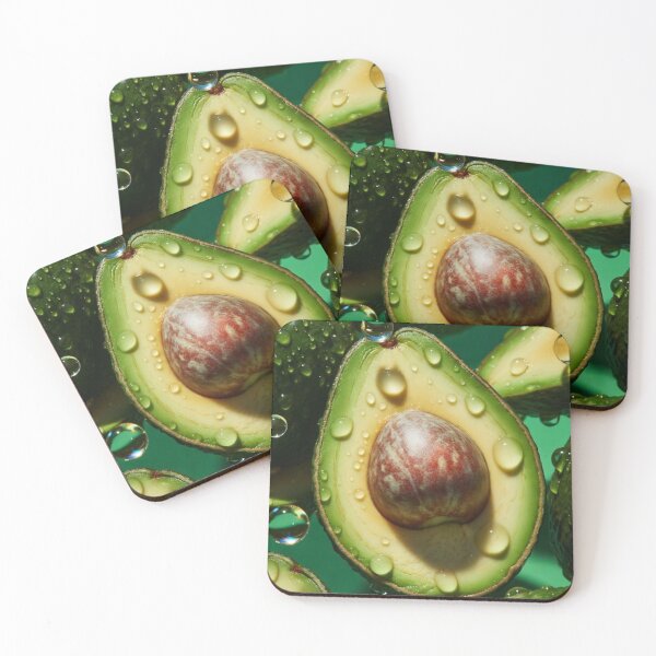 Item preview, Fresh Avocado Splash – Hyper Realistic Green Art designed and sold by PixelVibe782.