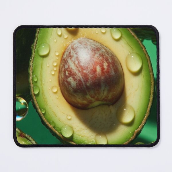 Item preview, Fresh Avocado Splash – Hyper Realistic Green Art designed and sold by PixelVibe782.