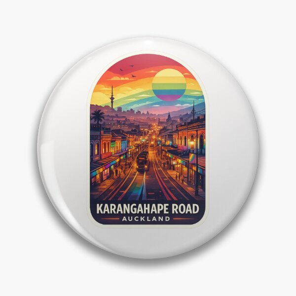 Item preview, Karangahape Road Auckland City Skyline designed and sold by Places On Earth.