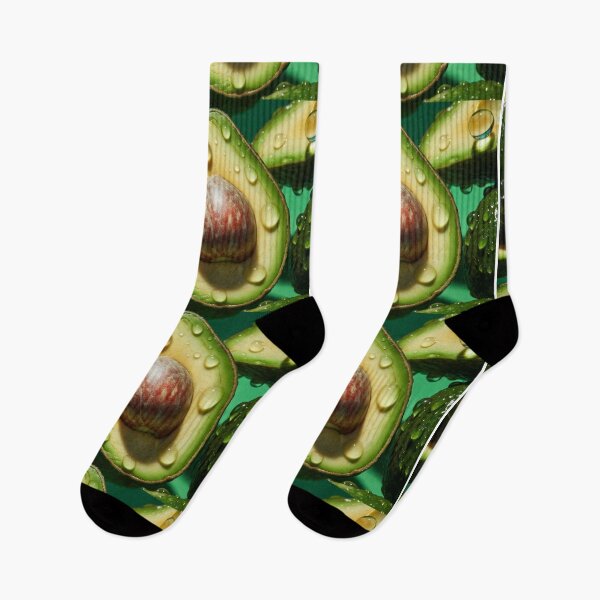 Item preview, Fresh Avocado Splash – Hyper Realistic Green Art designed and sold by PixelVibe782.