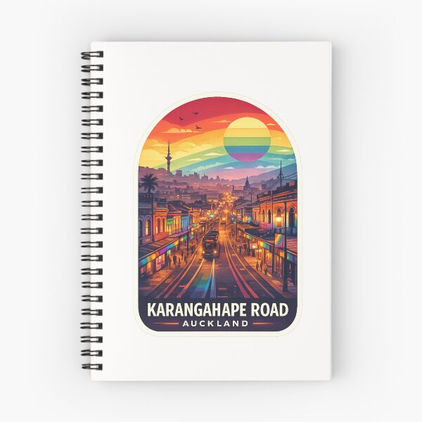 Item preview, Karangahape Road Auckland City Skyline designed and sold by Places On Earth.