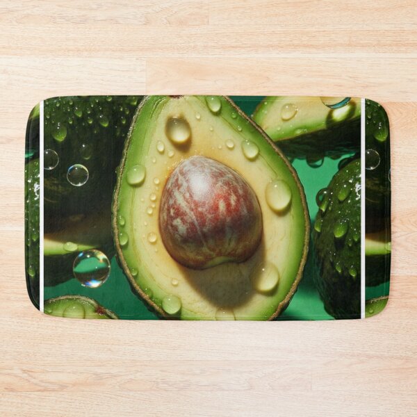 Item preview, Fresh Avocado Splash – Hyper Realistic Green Art designed and sold by PixelVibe782.