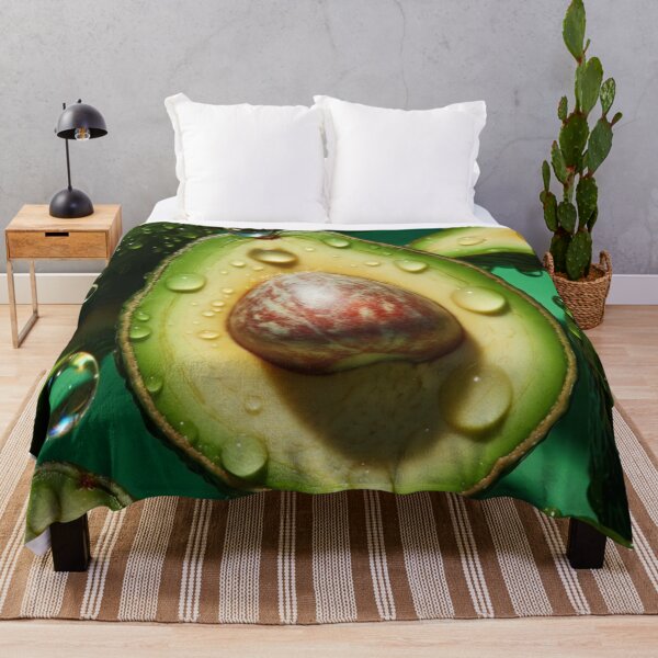 Item preview, Fresh Avocado Splash – Hyper Realistic Green Art designed and sold by PixelVibe782.