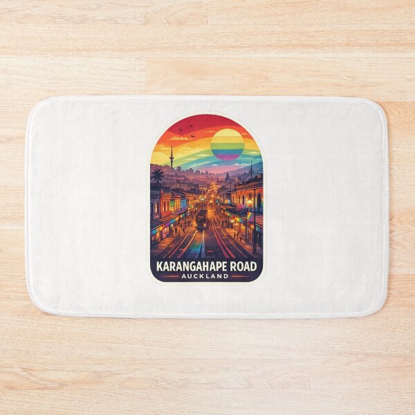 Item preview, Karangahape Road Auckland City Skyline designed and sold by Places On Earth.