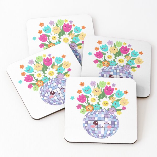 Item preview, Retro Disco Flowers designed and sold by The sticker haven.