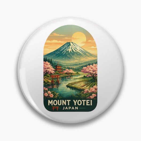Item preview, Mount Yotei Japan Hokkaido Sakura Landscape designed and sold by Places On Earth.